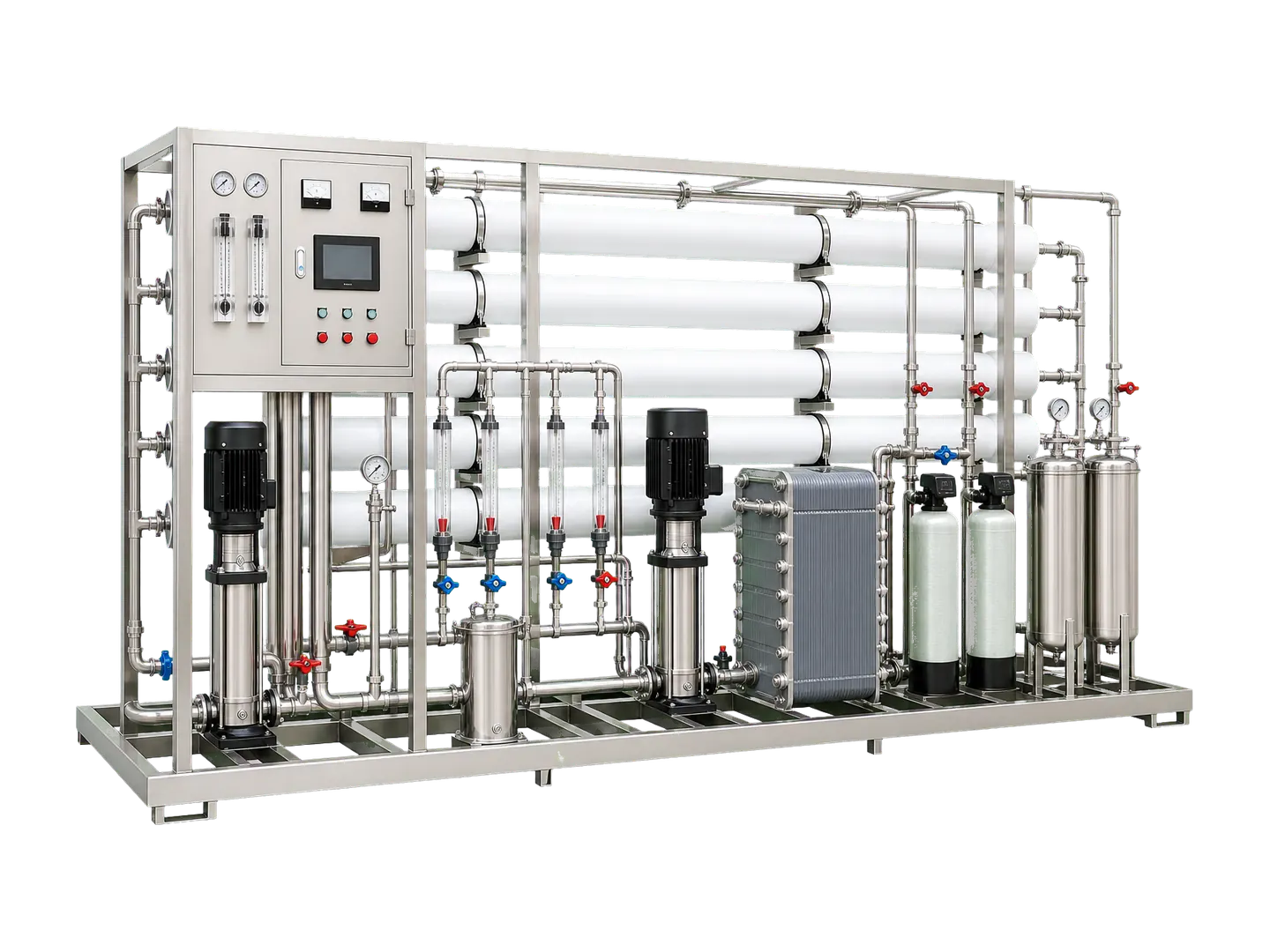 Ultrapure Water & EDI Systems equipment route with water treatment system image for quotation selection