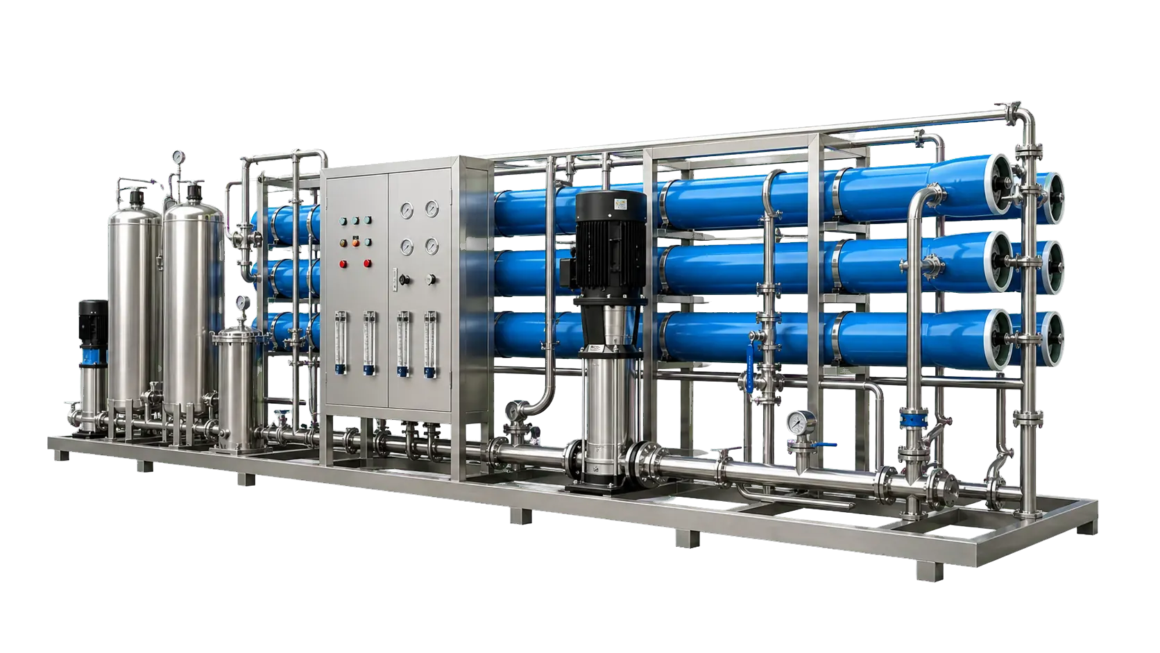 4 m3/h 4 m3/h ro pure water system configured for reverse osmosis systems