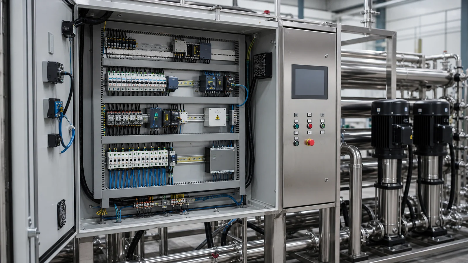 Water treatment control cabinet