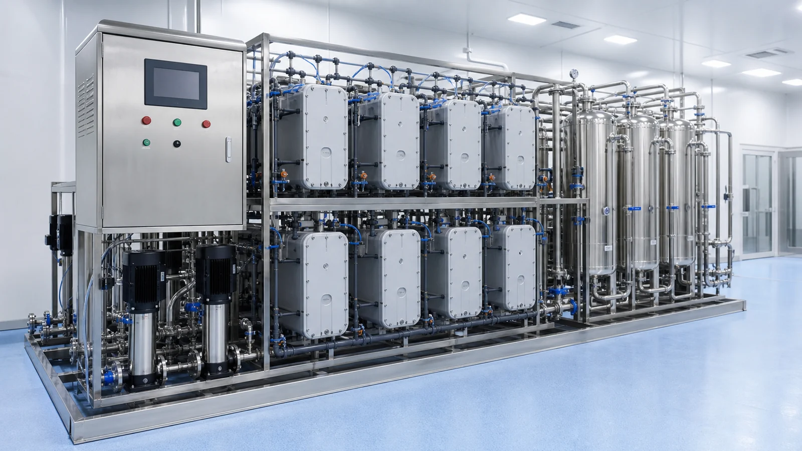 EDI ultrapure water equipment for lab and electronics