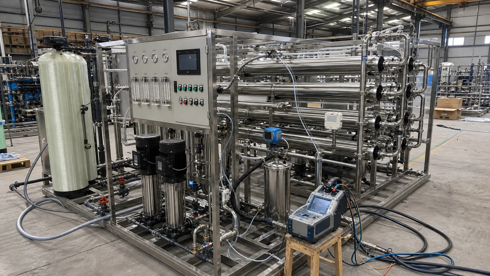 Factory testing before shipment