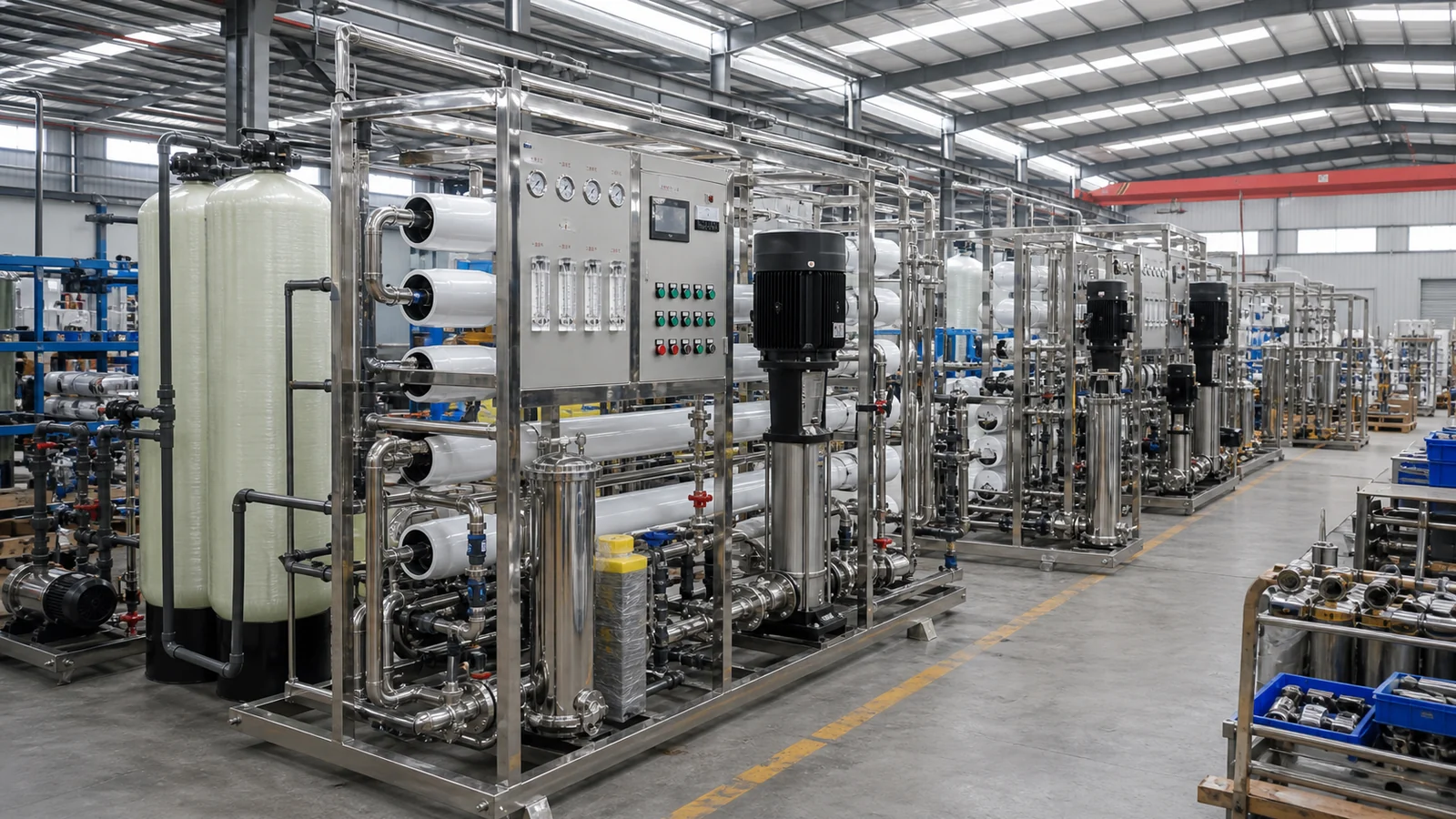 Xinnuo water treatment factory workshop